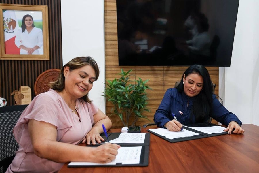 Firma Blanca Merari convenio de colaboración con Fundación Aitana