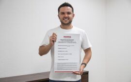 Pablo Bustamante se inscribe al proceso de MORENA para la Coordinación Municipal en Benito Juárez