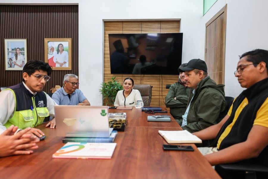 Evalúan Blanca Merari y CFE posibilidades de electrificación en localidades del municipio