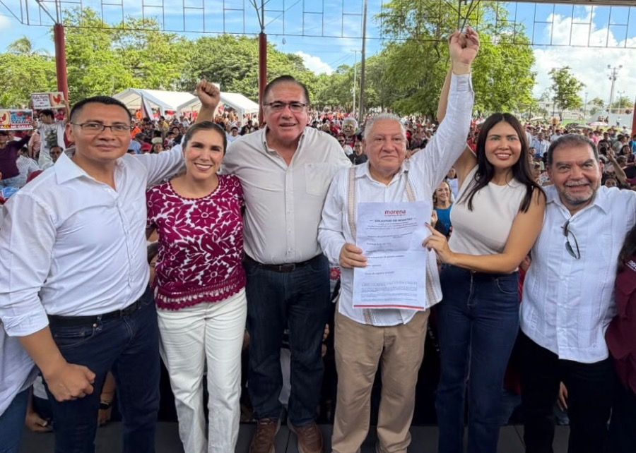 “LOS FUNDADORES DEBEN ENCONTRAR RECONOCIMIENTO” | Rafael Marín se registra para la candidatura de MORENA en Cancún