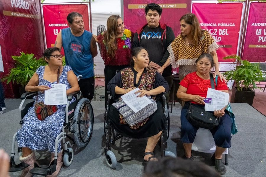 Realiza Mara Lezama audiencia “La Voz del Pueblo” en Villas Otoch Paraíso; atienden mil 200 demandas ciudadanas